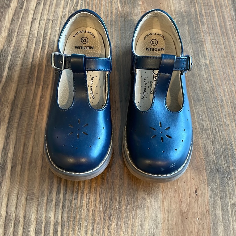 Navy Mary Janes by Footmates. Childrens size 13. Very lightly used. Leather